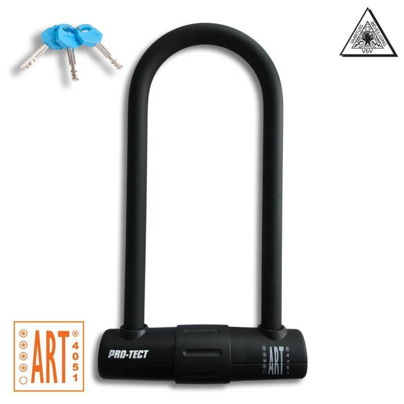art4-slot-706leb-1.jpg Beugelslot (320mm). Onbreekbaar slot met ART 4 keurmerk. - Afbeelding 1