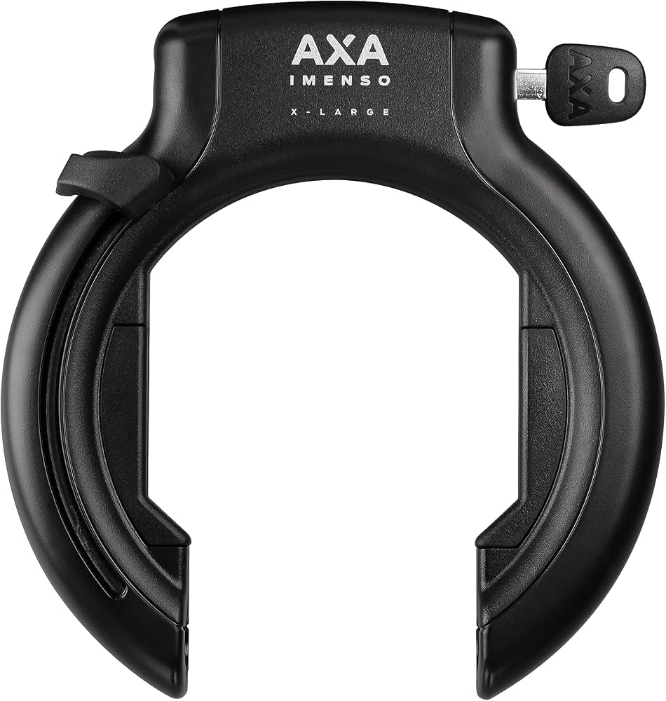 axa-fietsslot-527bzc-1.jpg Allegion Netherland BV unisex adulti Axa Serratura da telaio Imenso, multicolore, 115 mm : Amazon.it: Sport e tempo libero - Afbeelding 1