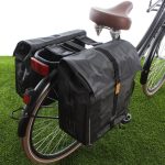 Dubbele fietstas Urban Dry Double bag 50L Solid black