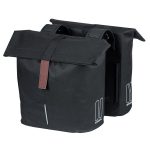 Basil Dubbele fietstas City Black | 32 liter Fietstas.com