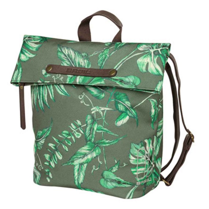 basil-fietstas-445wse-1.jpg Basil Fietstas Daypack Evergreen Thyme Green 14 19L - Afbeelding 1