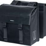 Basil Urban Load dubbele fietstas, 48 53L, zwart regenbestendig reflectiedetails | bol