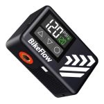 Mini elektrische fietspomp/compressor 120 PSI Presta/Schrader–Display 108g