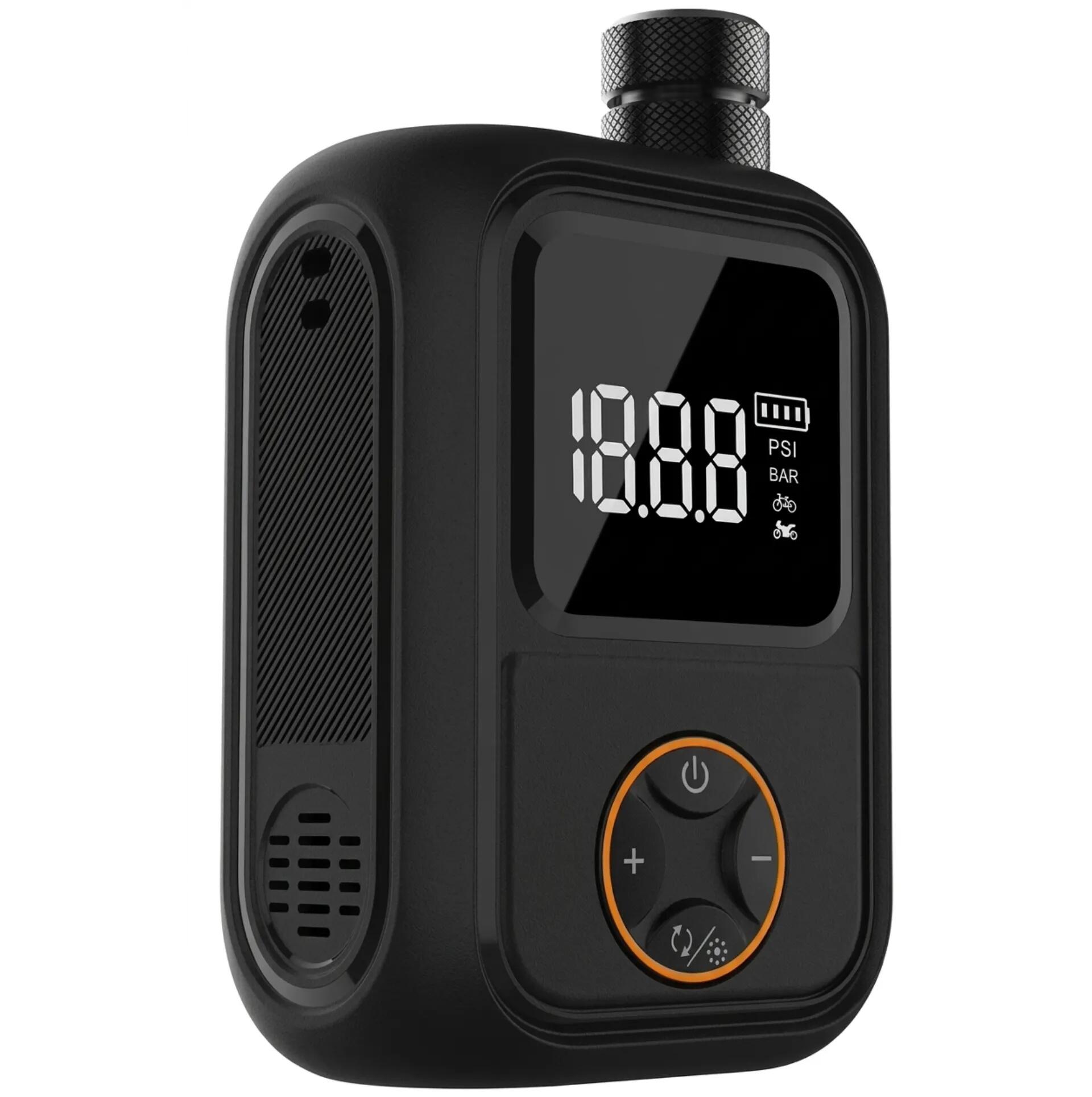 elektrische-fiets-pomp-641bay-1.jpg elektrische fietspomp 150 PSI digitaal auto stop USB C BLDC - Afbeelding 1