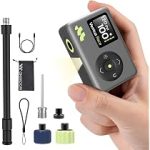 Woowind Draagbare Elektrische Fietspomp – 120 PSI, Oplaadbaar, Met Digitale Manometer, Voor Presta & Schrader