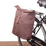 Basil Enkele fietstas Shopper City MIK Studs 16L Bruin | Fietsshopper Fietsparadijs.com