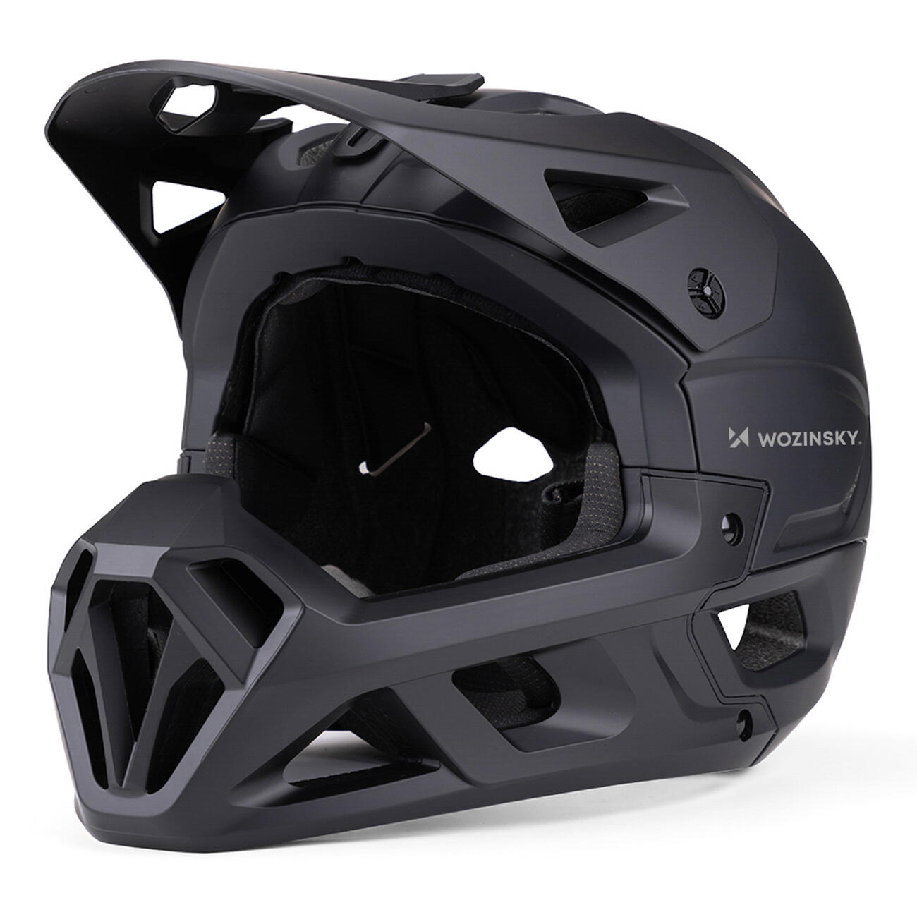 fiets-helmen-209sgs-1.jpg Helm fiets integraal vizier afneembaar WOZINSKY | Decathlon - Afbeelding 1