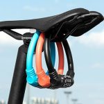 ZECHAO Fietsenslot, zinklegering kern stalen kabelcode slot draagbare buitenborenaccessoires for motorfietsen, scooters fietsslot (Color : Black, Size : 30cm) : Amazon.nl: Sport & outdoor