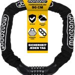 Monzana 5 Cijfer Code Fietsenslot, 6 mm Stalen Kettingschakels, Combinatie Slot, Kettingslot voor Motorfietsen, 90 cm : Amazon.nl: Sport & outdoor