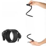 Fietsenslot met stalen kabel en 4 cijferige code