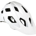 M WAVE Ventura Fietshelm – Dames – Wit/violet – Met Vizier En 10 Ventilatieopeningen – Ringverstelsysteem En Muggenbescherming Fietshelm Bloemenprint