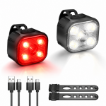 PROKING PROKING Fietsverlichting Set – USB C Oplaadbaar – Voorlicht & Achterlicht – 500 Lumen – Waterbestendige LED Fietslampjes