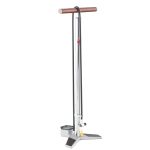 MP fietspomp met digitale drukmeter verchroomd Fietscomfort