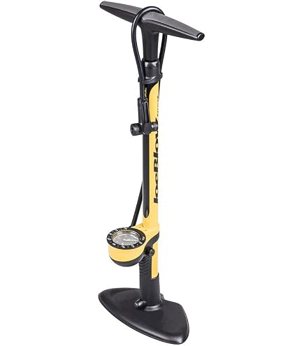 fietspomp-met-drukmeter-598gnc-1.jpg Vloerpomp/fietspomp inclusief drukmeter/manometer : Amazon.nl: Sport & outdoor - Afbeelding 1