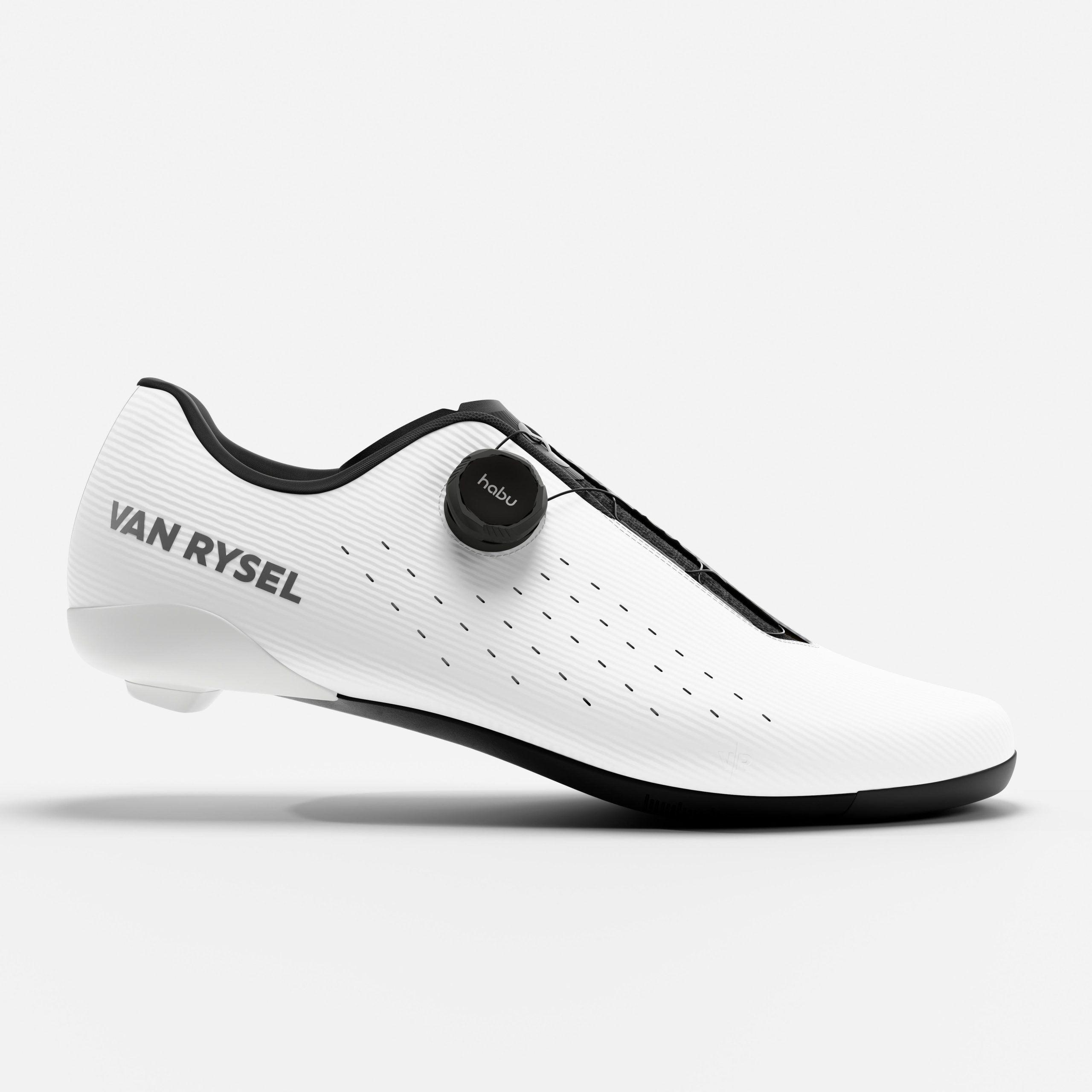 fietsschoenen-504iri-1.jpg Fietsschoenen racefiets Van Rysel NCR wit - Afbeelding 1