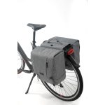 New Looxs fietstas dubbel Nova afneembaar grey 32L