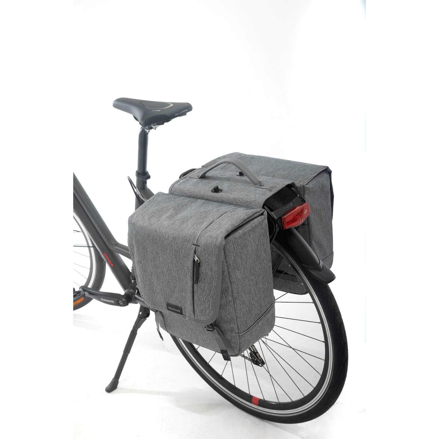 fietstas-afneembaar-385zqj-1.jpg New Looxs fietstas dubbel Nova afneembaar grey 32L - Afbeelding 1