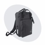 Voltano City Enkele Fietstas Rugzak E bike Zwart Codeslot Laptopvak Waterdicht Voltano
