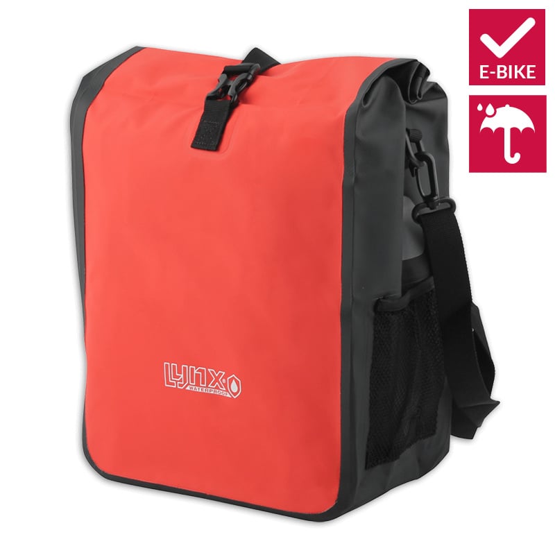 fietstas-voor-elektrische-fiets-668ood-1.jpg Enkele fietstas Valley XL e Bike Red 21L waterdicht - Afbeelding 1