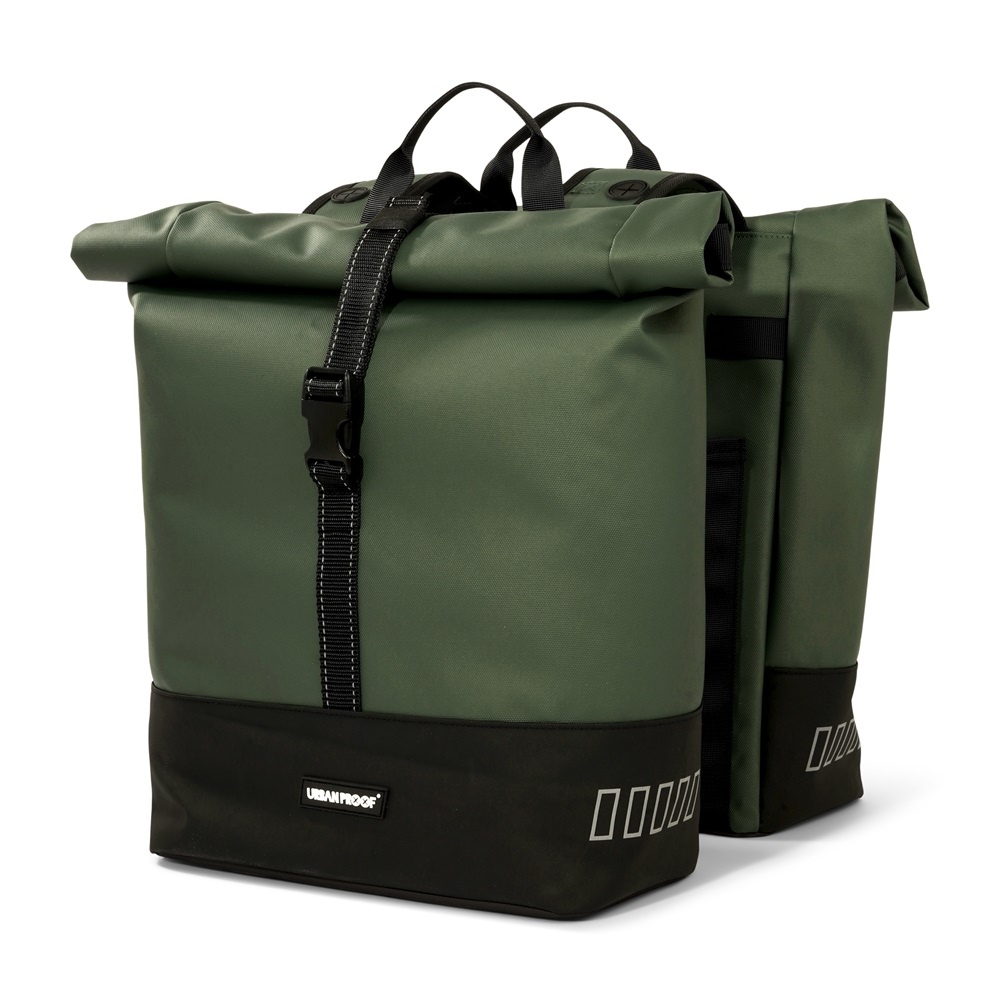 fietstassen-dubbel-070gmv-1.jpg Urban Proof Rolltop Recycled 38L Groen | Double Rolltop Bag Fietstas.com - Afbeelding 1