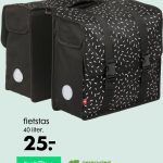 Fietstas aanbieding bij HEMA