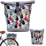 Fietstas Bagagerek van zeildoek Waterdicht Bagagetas voor dames Velo Fietstassen Fietsaccessoires Design Peras Etsy Nederland