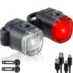 LED Fietsverlichting Set USB Oplaadbaar – Voor & Achter Waterdicht Discountershop.nl