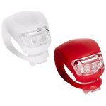Fietsverlichting led | 2x CR2032 batterijen | Wit/Rood 123led 123led.nl