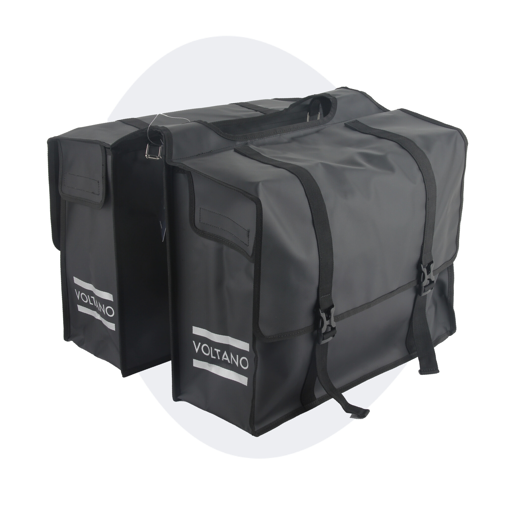 fietszakken-waterdicht-289ahd-1.jpg Voltano Dubbele Fietstas XL Tarpaulin 100% Waterdicht - Afbeelding 1