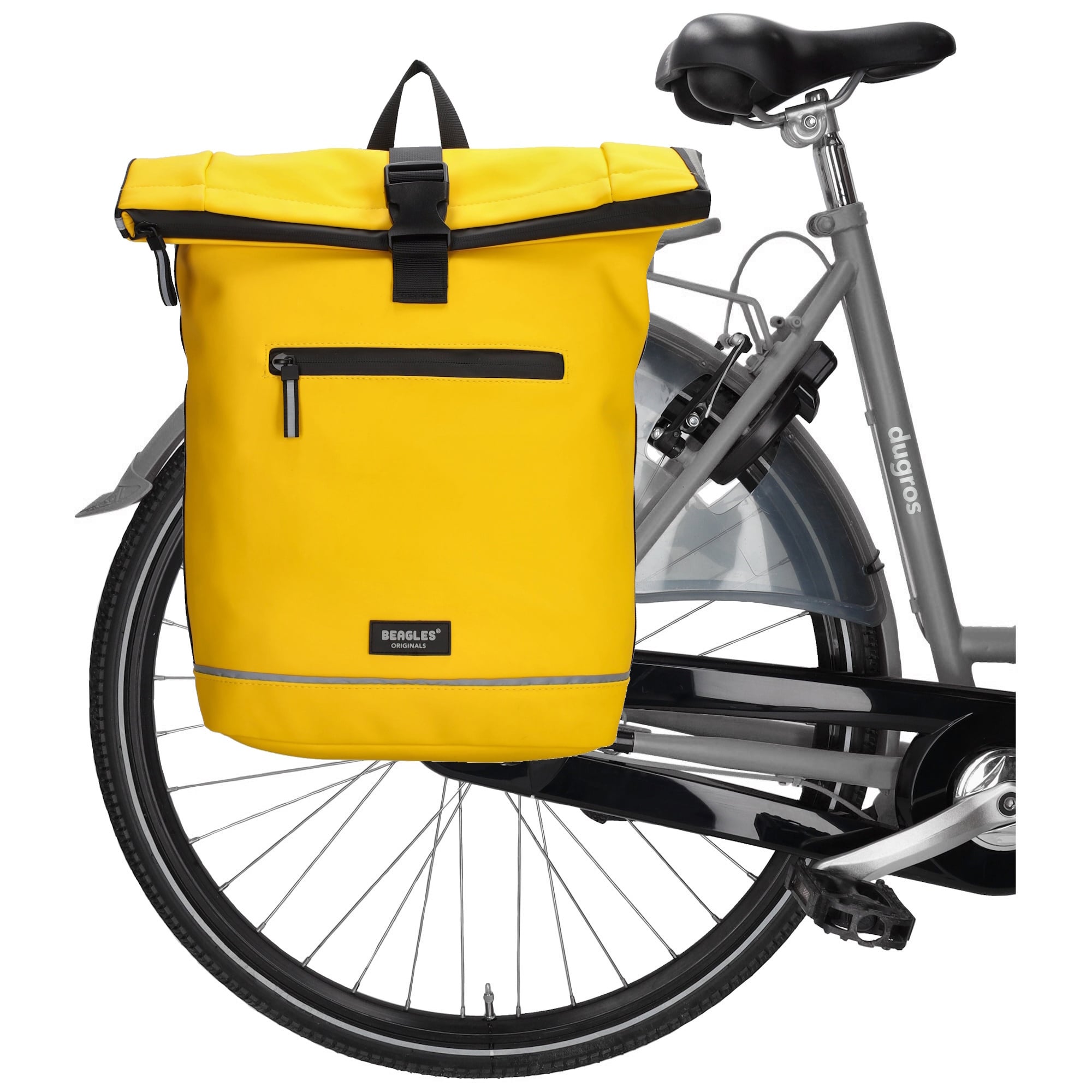 rugzak-en-fietstas-362jsp-1.jpg Waterproof fietstas/rugzak geel DE winkel voor maritieme decoratie en vrijetijdskleding - Afbeelding 1