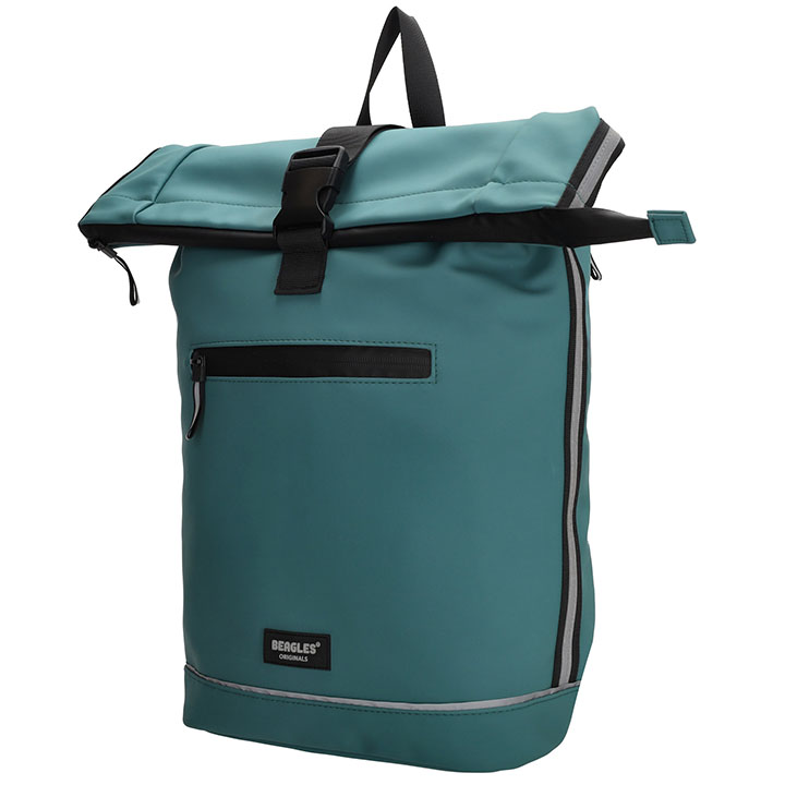 rugzak-fietstas-465bbi-1.jpg Beagles Originals Bicycle Waterproof Rolltop Rugzak Fietstas 15.6'' Petrol - Afbeelding 1