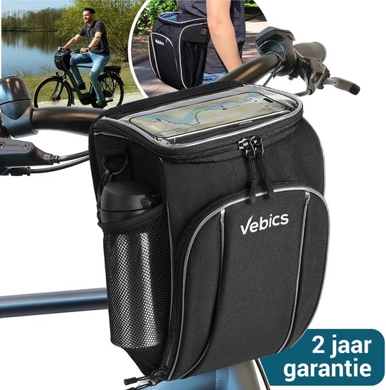 stuurtassen-fiets-941wpo-1.jpg Vebics® Stuurtas Fiets Afneembaar 100% Waterbestendig Fietstas stuur electrische... | bol - Afbeelding 1