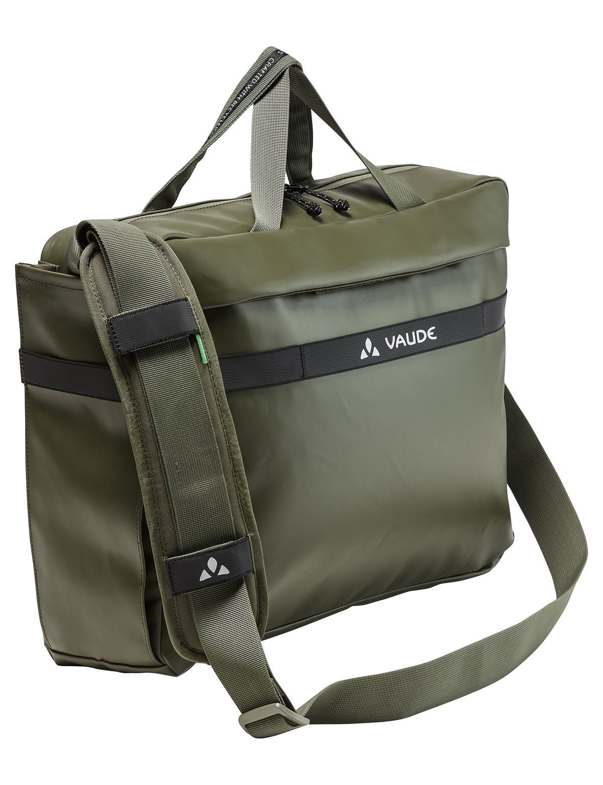 vaude-fietstassen-027ixw-1.jpg Enkele fietstas Mineo Commuter Briefcase 17 Khaki - Afbeelding 1
