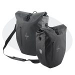 Voltano Luxe Fietstas 28L Enkele Pakaftas Zwart 100% Waterdicht Voltano