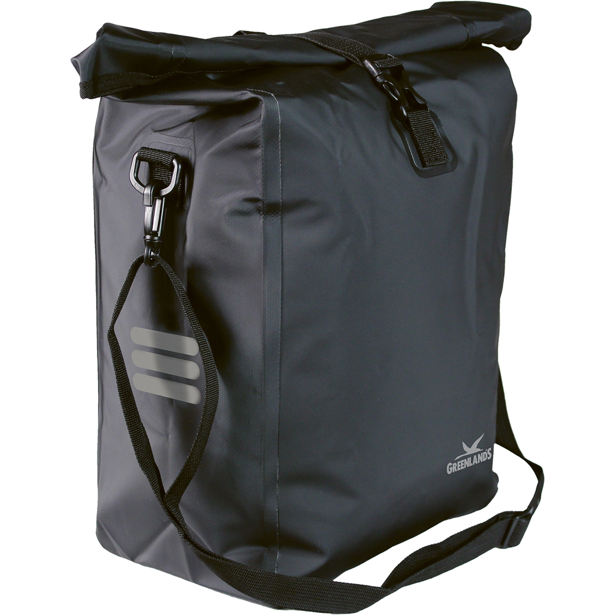 waterdichte-fietstassen-103ita-1.jpg Greenlands waterproof fietstas enkel zwart - Afbeelding 1