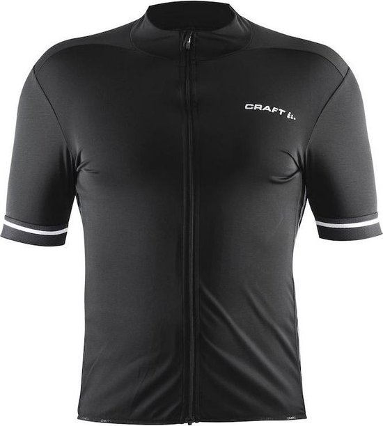 wielrenshirt-157pks-1.jpg Craft Classic Wielrenshirt Heren Fietsshirt Maat XL Mannen zwart/wit | bol - Afbeelding 1