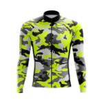 Maglia da ciclismo uomo maniche lunghe mimetica | Maglia MTB invernale – VestraGear